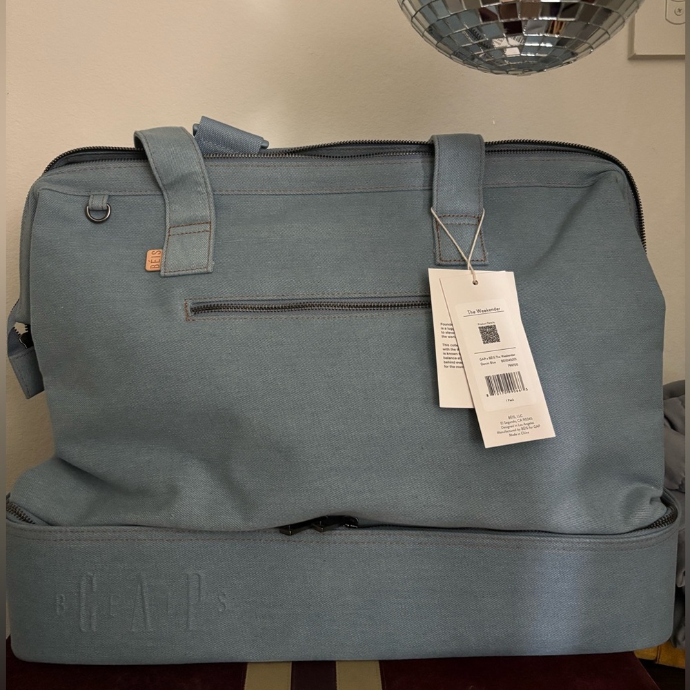 Gap x BÉIS The Weekender in Denim Blue NWT
